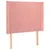 Produktbild 7 för Ramsäng med madrass rosa & LED 90x190 cm sammet