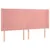 Produktbild 7 för Ramsäng med madrass rosa & LED 180x200 cm sammet