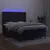 Produktbild 3 för Ramsäng med madrass & LED svart 140x200 cm sammet