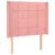 Produktbild 7 för Ramsäng med madrass rosa & LED 100x200 cm sammet