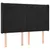 Produktbild 7 för Ramsäng med madrass & LED svart 140x200 cm sammet
