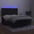 Produktbild 3 för Ramsäng med madrass & LED svart 140x200 cm sammet
