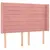 Produktbild 7 för Ramsäng med madrass rosa & LED 140x200 cm sammet
