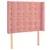 Produktbild 7 för Ramsäng med madrass rosa & LED 80x200 cm sammet