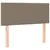 Produktbild 7 för Ramsäng med madrass & LED taupe 120x200 cm tyg