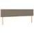 Produktbild 7 för Ramsäng med madrass & LED taupe 160x200 cm tyg