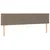 Produktbild 7 för Ramsäng med madrass & LED taupe 160x200 cm tyg