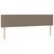 Produktbild 7 för Ramsäng med madrass & LED taupe 160x200 cm tyg