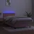 Produktbild 4 för Ramsäng med madrass rosa & LED 80x200 cm sammet