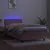 Produktbild 4 för Ramsäng med madrass rosa & LED 90x200 cm sammet