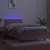 Produktbild 3 för Ramsäng med madrass rosa & LED 80x200 cm sammet
