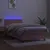 Produktbild 3 för Ramsäng med madrass rosa & LED 90x190 cm sammet