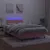 Produktbild 3 för Ramsäng med madrass rosa & LED 120x200 cm sammet