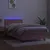 Produktbild 4 för Ramsäng med madrass rosa & LED 80x200 cm sammet