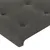 Produktbild 8 för Ramsäng med madrass & LED mörkgrå 90x200 cm sammet