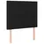 Produktbild 7 för Ramsäng med madrass & LED svart 90x190 cm tyg