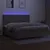 Produktbild 4 för Ramsäng med madrass & LED taupe 200x200 cm tyg