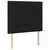 Produktbild 7 för Ramsäng med madrass & LED svart 100x200 cm tyg