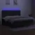 Produktbild 4 för Ramsäng med madrass & LED svart 200x200 cm tyg