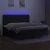 Produktbild 4 för Ramsäng med madrass & LED svart 200x200 cm tyg