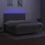 Produktbild 4 för Ramsäng med madrass & LED taupe 180x200 cm tyg