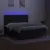 Produktbild 4 för Ramsäng med madrass & LED svart 180x200 cm tyg