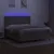 Produktbild 4 för Ramsäng med madrass & LED taupe 160x200 cm tyg