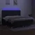 Produktbild 4 för Ramsäng med madrass & LED svart 200x200 cm tyg