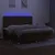 Produktbild 4 för Ramsäng med madrass & LED mörkbrun 200x200 cm tyg