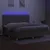 Produktbild 4 för Ramsäng med madrass & LED taupe 200x200 cm tyg
