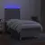 Produktbild 4 för Ramsäng med madrass & LED ljusgrå 90x190 cm tyg