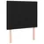 Produktbild 7 för Ramsäng med madrass & LED svart 100x200 cm tyg