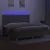 Produktbild 4 för Ramsäng med madrass & LED taupe 200x200 cm tyg