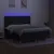 Produktbild 4 för Ramsäng med madrass & LED svart 180x200 cm tyg