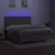 Produktbild 4 för Ramsäng med madrass & LED taupe 180x200 cm tyg