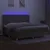 Produktbild 4 för Ramsäng med madrass & LED taupe 200x200 cm tyg