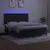 Produktbild 4 för Ramsäng med madrass & LED svart 180x200 cm sammet