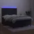 Produktbild 4 för Ramsäng med madrass & LED svart 140x190 cm sammet