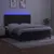 Produktbild 4 för Ramsäng med madrass & LED svart 180x200 cm sammet