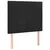 Produktbild 7 för Ramsäng med madrass & LED svart 100x200 cm sammet