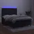 Produktbild 4 för Ramsäng med madrass & LED svart 140x200 cm sammet