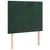 Produktbild 7 för Ramsäng med madrass & LED mörkgrön 80x200 cm sammet