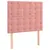 Produktbild 7 för Ramsäng med madrass rosa & LED 80x200 cm sammet