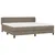 Produktbild 3 för Ramsäng med madrass taupe 200x200 cm tyg