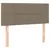 Produktbild 6 för Ramsäng med madrass taupe 100x200 cm tyg