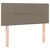 Produktbild 6 för Ramsäng med madrass taupe 90x200 cm tyg