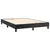 Produktbild 4 för Ramsäng med madrass svart 140x190 cm konstläder