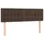 Produktbild 6 för Ramsäng med madrass brun 140x190 cm konstläder