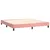 Produktbild 4 för Ramsäng med madrass rosa 160x200 cm sammet