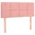 Produktbild 6 för Ramsäng med madrass rosa 100x200 cm sammet
